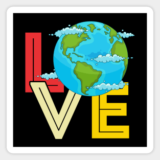 Love Earth Day Vintage Magnet